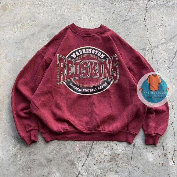 NFL Washington Redskins vintage Crewneck Sweatshirt, men women style y2k - Picture 1 of 2